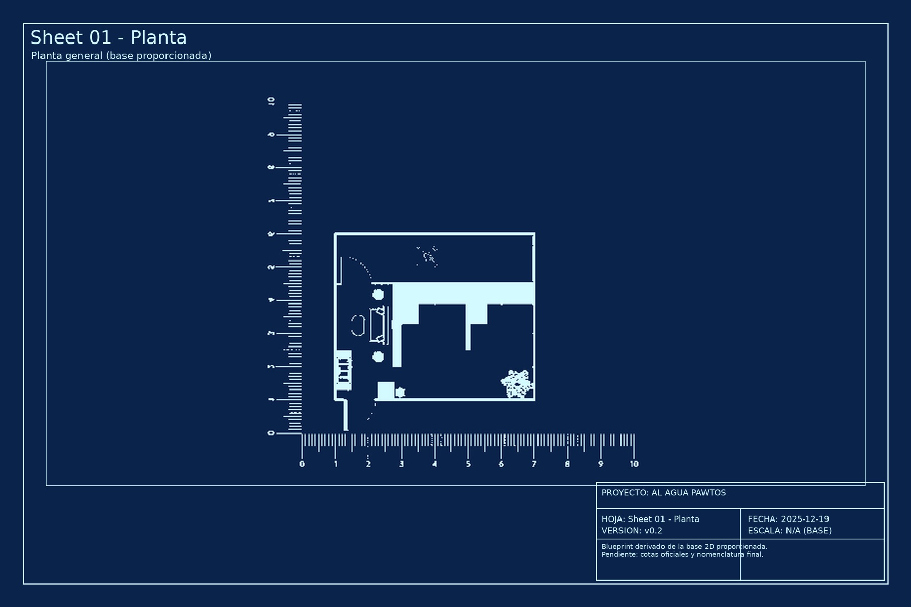 Plano de Al Agua Pawtos