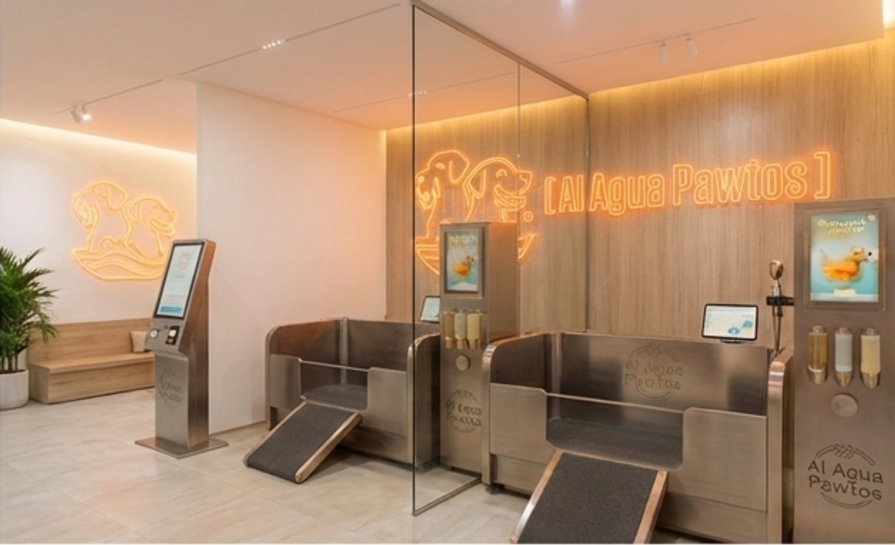 Vista wet zone de Al Agua Pawtos