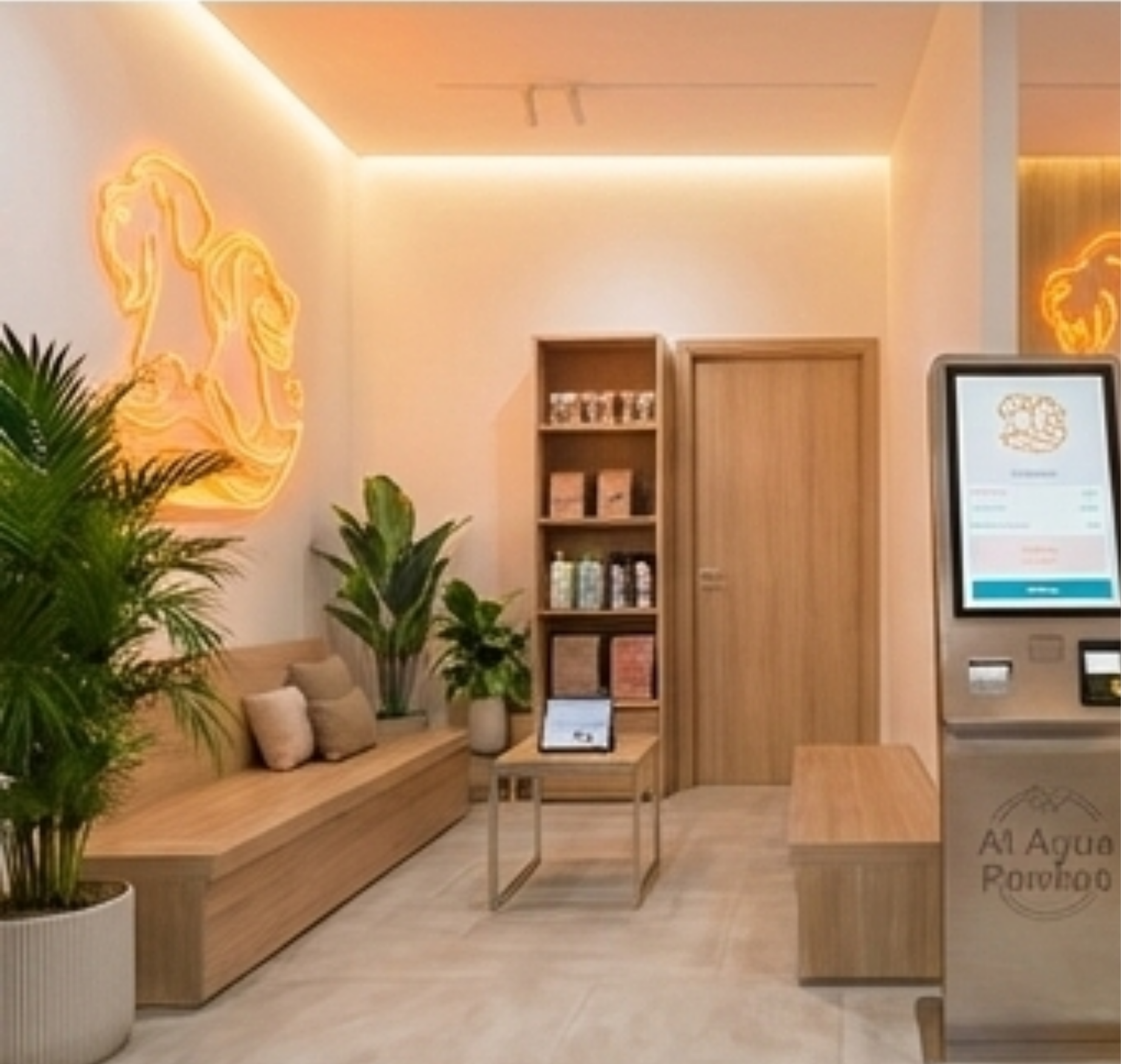 Social and dry zone de Al Agua Pawtos